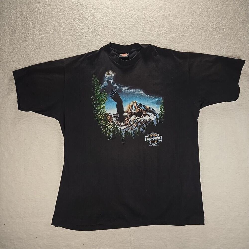 Vtg Harley Davidson Men's T-Shirt XL Sturgis 1991
